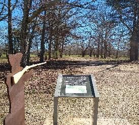 A view down the Green River Road toward the British lines
